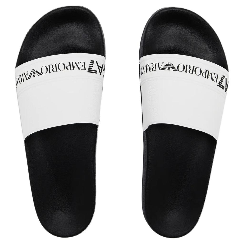 Emporio Armani EA7 Круглый носок Слипоны Пляжные Сандалии для плавания Унисекс Сандалии Белый 7X000110AF15128FC079