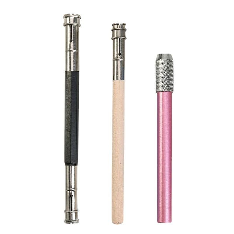 Art Supplies Metal Color Pole Extender Pen Case ExtendedPencil Extension Pole Double End