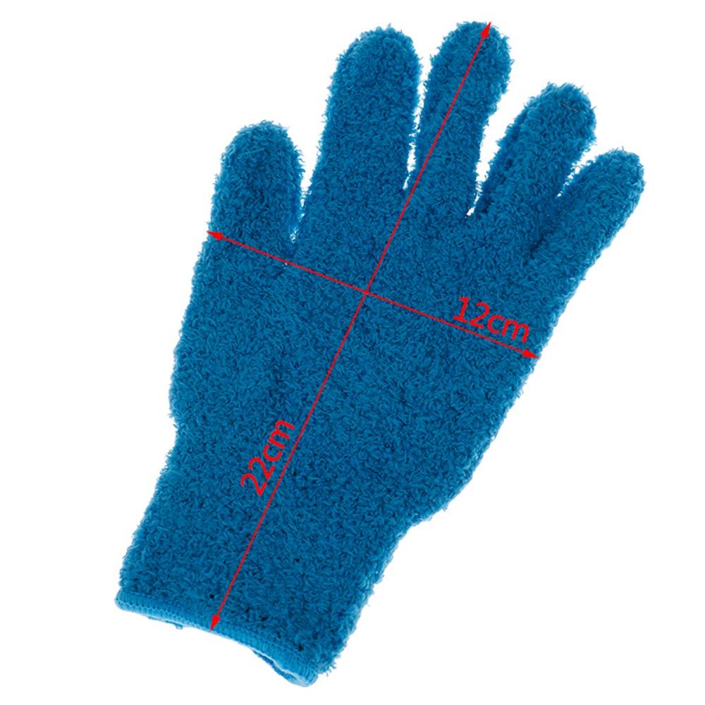 1 Pair Household Microfiber Car Care Coral Fleece Removal Cleaner Dust Remover Cleaning Glove