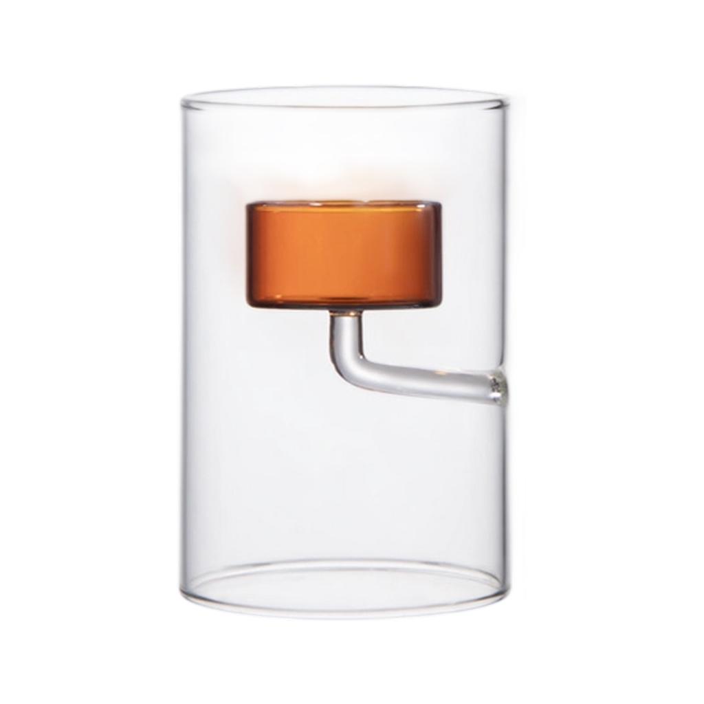Cylinder Glass Candle Holder Tealight Stand With Windproof Design For Wedding Centerpieces Home Decors Tabletop Art