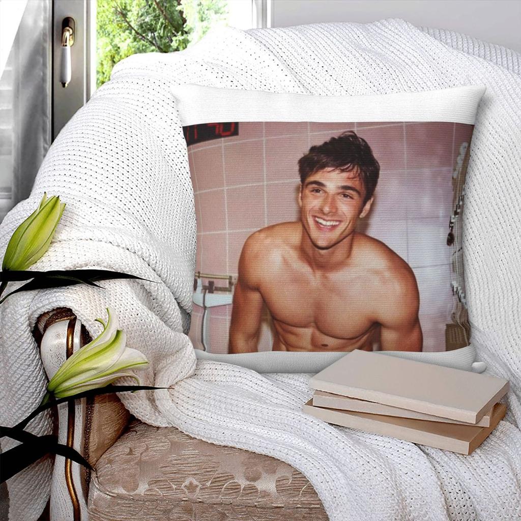 Jacob Elordi Square Pillowcase Polyester Linen Velvet Creative Zip Decor Throw Pillow Case Room Cushion Cover