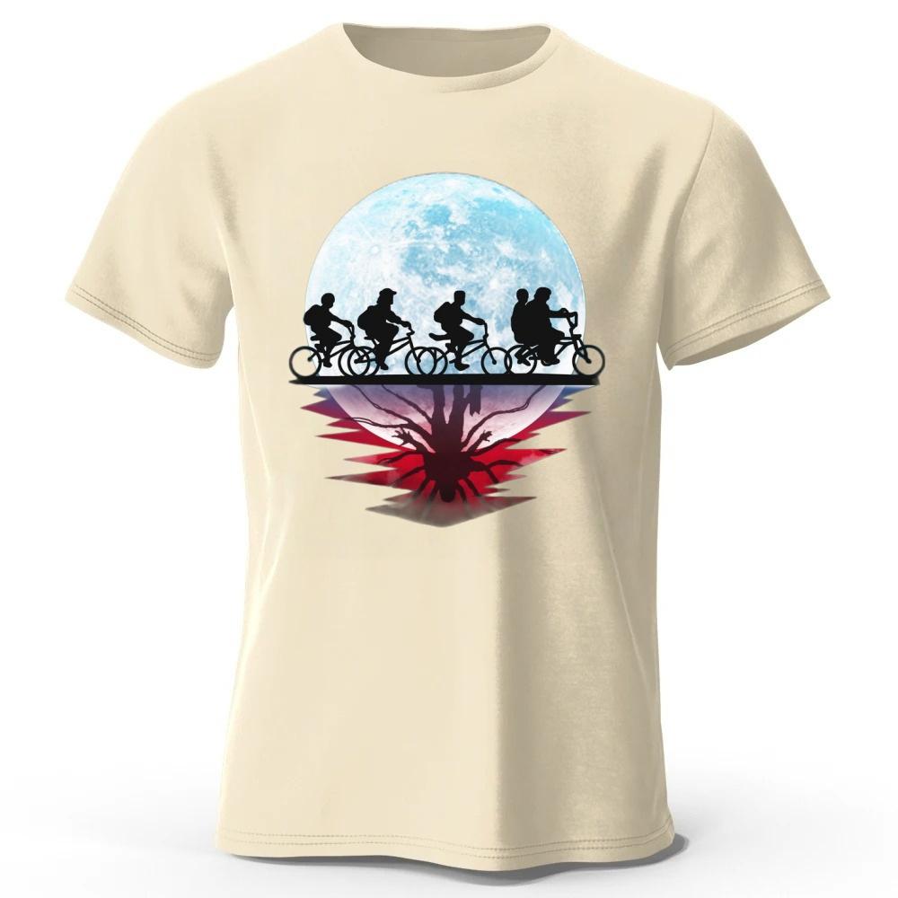 Summer Cycling Theme Pure Cotton Tshirt for Mens Daily Leisure Soft and Highquality Plus Size Sports Short Sleeved Shirt