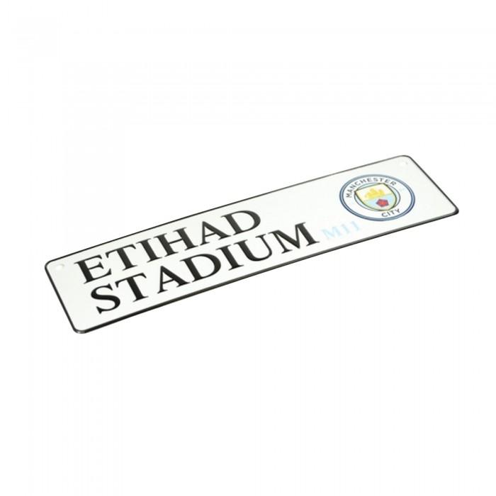 Официальный футбольный мяч Манчестер Сити 3D металлический тисненый висячий уличный знак