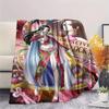 1PC Boa Hancock Patterned Flannel Blanket Suitable For All Seasons For Home Decor Warmth And Comfort Gifts Holiday Present
