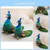 Adorable Peacock Plush Toy Lifelike Bird Stuffed Animal Cute Peacock Doll For Kids Gift