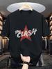 Мужская ретро-футболка с принтом группы The Clash - Футболка на тему группы с принтом, повседневный дизайн с круглым вырезом и коротким рукавом - Мужская летняя ...