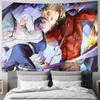 Крутая Горячая Аниме Клинок Рассекающий Демонов Гобелен Популярное Украшение Комнаты Настенный Гобелен Арт-Комната Домашний Декор Настенное Искусство Декор