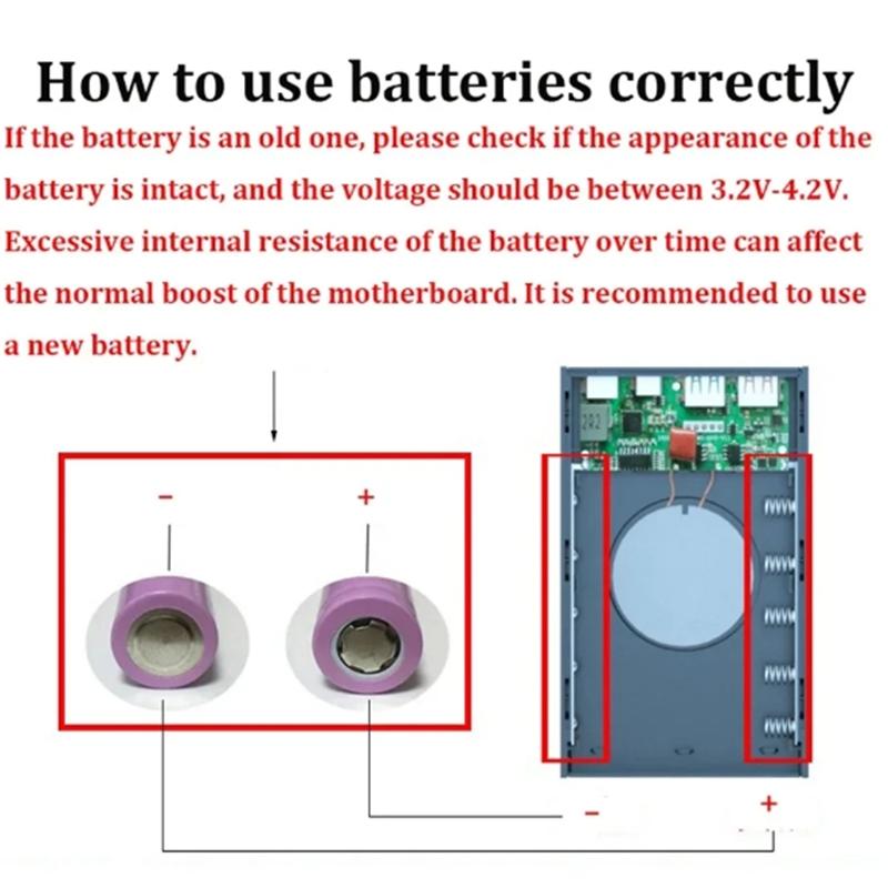 Чехол CX5 Power Bank Съемный DIY 5x18650 Чехол для зарядного устройства Быстрая зарядка Power Bank Box для смартфона Чехол для зарядного устройства «сделай сам»