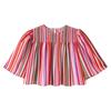 Womens Stripe Print Ruched Top Skirt Set Casual Boho Outfit Size S M L