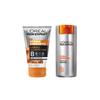 Loreal Paris Мужской уход, набор для увлажнения и глубокого очищения - новая версия тонизирующего лосьона для кожи 50 мл, очищающего бальзама для глубокого очищения 100 мл