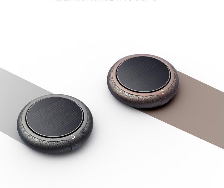 Беспроводной умный солнечный автомобильный очиститель воздуха с отрицательными ионами