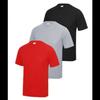 Men's Sport T-Shirt Just Cool Breathable Neoteric Pack of 3 - - Blue