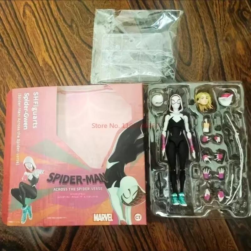 Gwen Shfiguartsspider Майлз Моралес Сочлененные ПВХ Фигурки Действия Со Сменными Деталями Коллекционные Игрушки Для Фанатов Аниме