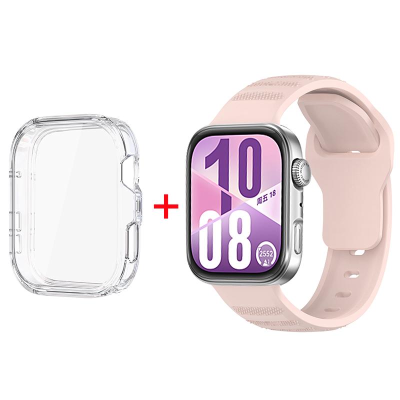 Case+SIlicone Band for Huawei watch Fit 4 pro Strap Smart watch Sport correas Bracelet for huawei watch fit 4 bands Accessories