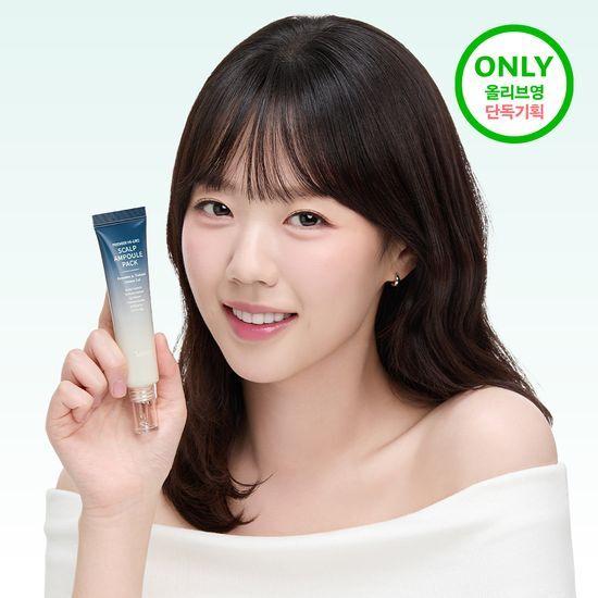 Solep Средство от выпадения волос/Успокаивающее средство для кожи головы/Охлаждающее средство, Питательная ампула для кожи головы 40 мл (+100 мл Шампунь против выпадения волос в подарок)