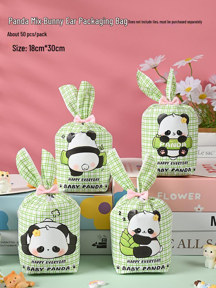 Cute Rabbit Ears Gift Bag for Candy, Cookies & Snacks
