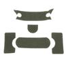 5 PCS Helmet Hook and Loop Universal DIY Thicken Green Helmet Hook and Loop Fastener Set for MICH for M88 for FAST