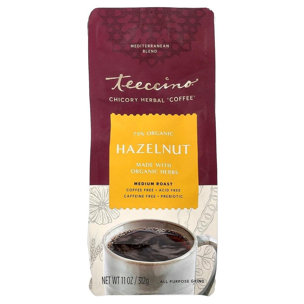 Ticino Chicory Herb Coffee Medium Roast Caffeine-Free Hazelnut 11 oz 312 g