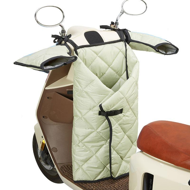 All-Season Detachable Windproof Blanket for E-Scooter/Motorcycle-2-Layer Waterproof&Thermal Lining,Universal Fit for Most Models