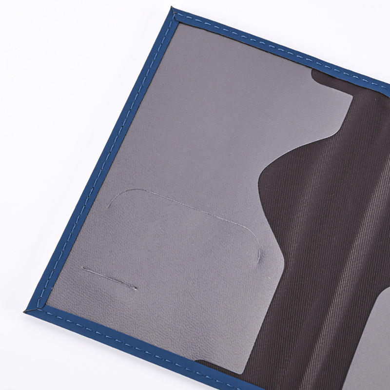 PU Leather Passport Cover - RFID Blocking Holder with Flight Ticket Slot Secure Travel Document Organizer for International Trips