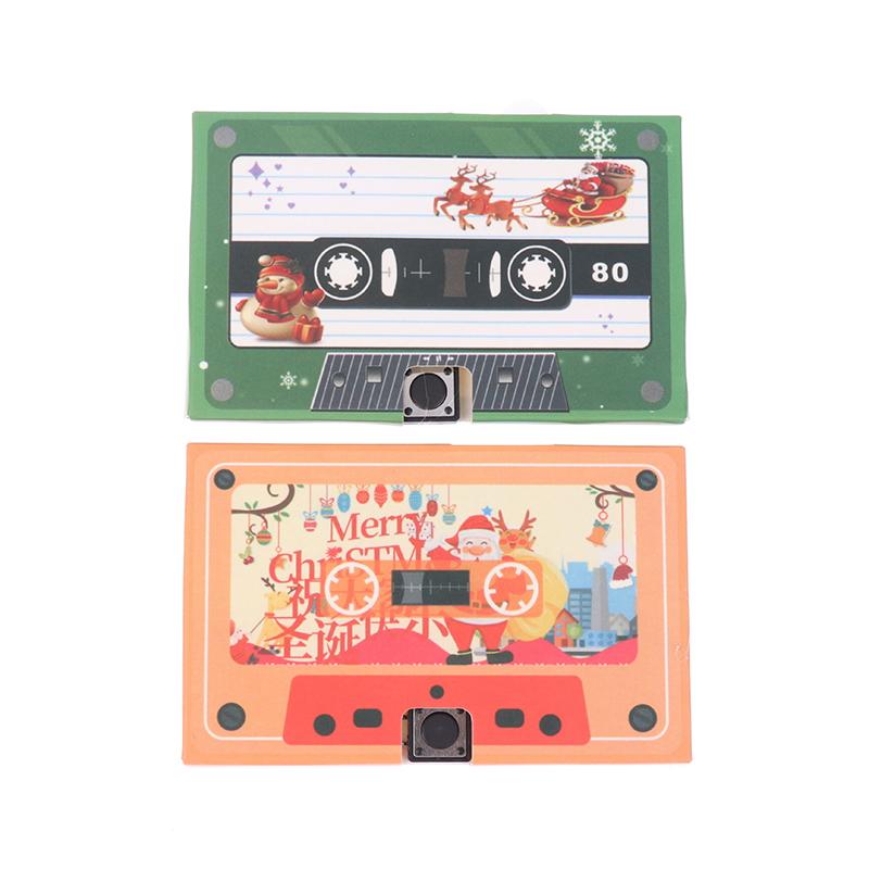 Фонографическая лента DIY записываемая 60 секундная голосовая аудиокассета приглашение на вечеринку рождественский подарок на день рождения годовщину