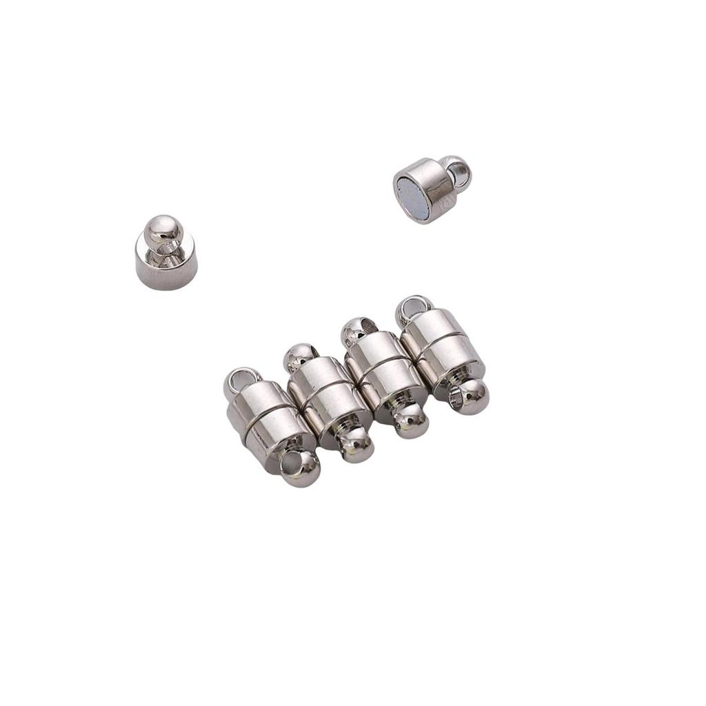 Copper Cylindrical Magnetic Buckle For DIY Jewelry Making Craft Accessories