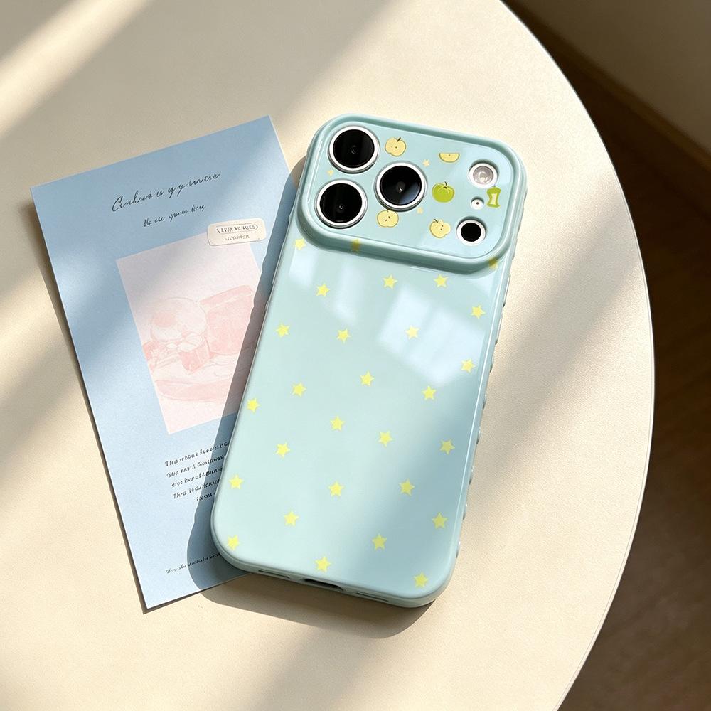 Светящаяся пентаграмма подходит для противоударного чехла для iPhone16/17Pro, новый защитный чехол Apple 17 для женщин