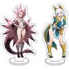 Акриловые подставки Mizutsune и Zinogre из игры Monster Hunter, 10 см, Игрушки, Игры, Мерчандайз Серия, Набор из 2 штук, Мерчандайз, Высокие,