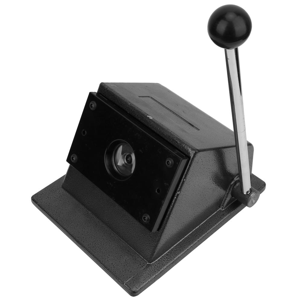 Металлический настольный ручной круговой резак 25 мм машина для резки значков графический штамповочный станок