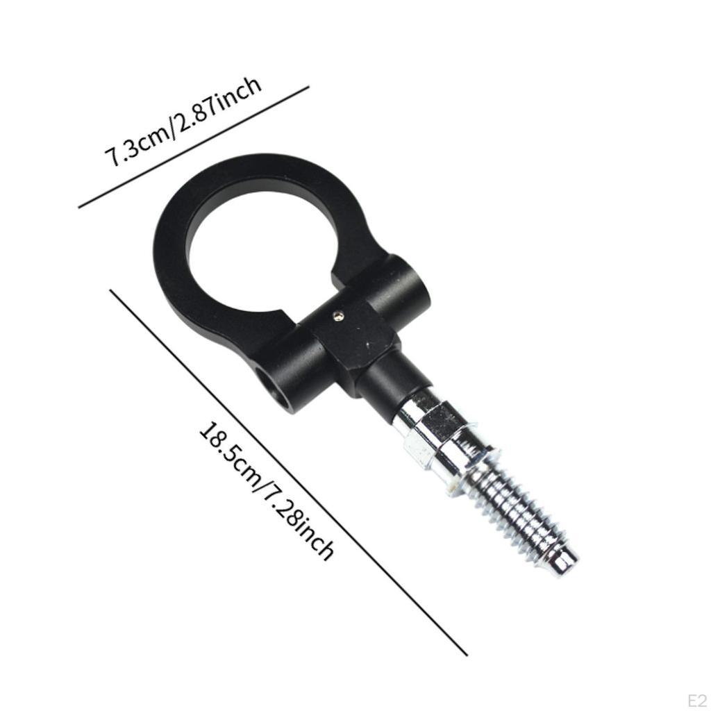 Car Folding Towing Hook Tow Bar Sturdy Swivel Ring Trailer Pull for SUV Truck Cars