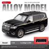 1:18 Сплав Литой Land Cruiser LC300 Модели Игрушки Машины 6 Открывающихся Дверей Внедорожник со Светом Музыкой Инерционные Машинки Подарки для Малышей Детей