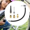 Tire Valve Extension Tube Inflator Hose Adapter Quick Inflation Chuck Adapter Hose Pump Hose Adapter Portable Flexible Tire