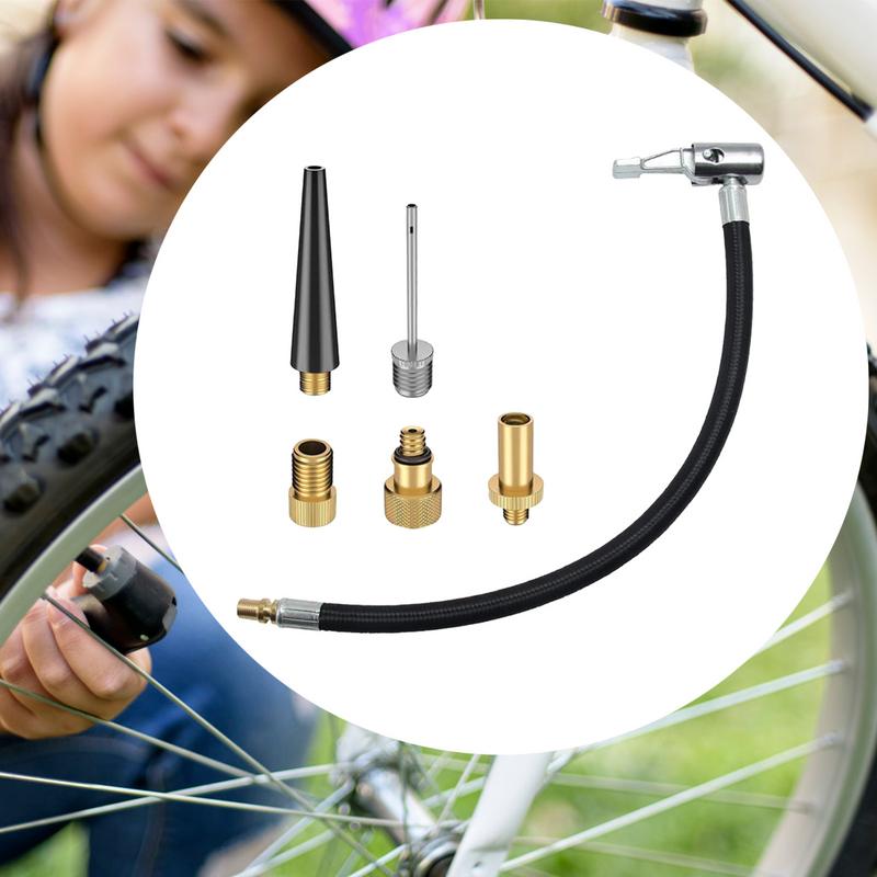Быстросъемный патрон для шин, шланг, адаптер шланга для накачивания, портативный гибкий адаптер-удлинитель вентиля шины, шланг для насоса, быстрое накачивание