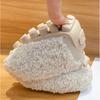 Fashion 2024 New Winter Women's Flat Shoes Plush Warm Snow Boots Fashion Metal Chain Design Walking and Work Wear Ladies Casual Shoes