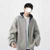 Свитшот с капюшоном Cleanfit с контрастными деталями Мужской Осенний тренд Бренд Американский Хай-стрит Свободный Повседневный Топ Куртка для пары