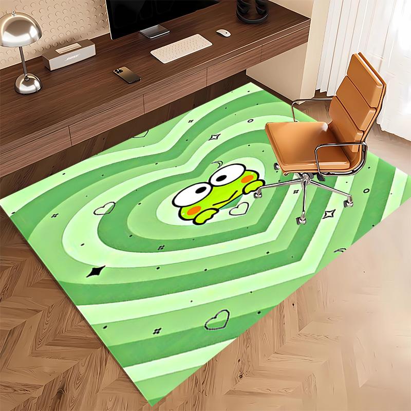 1pc Sanrio3 Print Area Rug - Soft, Washable Non-Slip Indoor Mat, Living Room, Home Office Decorative Rug,Office Decorative