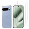 Case and Screen Protector - PHONILLICO - Google Pixel 10 Pro XL - Flexible - Transparent - 2 Tempered Glass