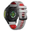 Силиконовый ремешок 22 мм для Garmin Forerunner 970 965 955 Solar 945 935 745 Двухцветный спортивный ремешок Браслет Аксессуары
