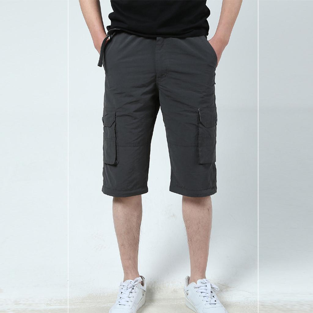 Men's Casual Cargo Pants with Multiple Pockets, Comfortable and Durable for Outdoor and Everyday Wear
