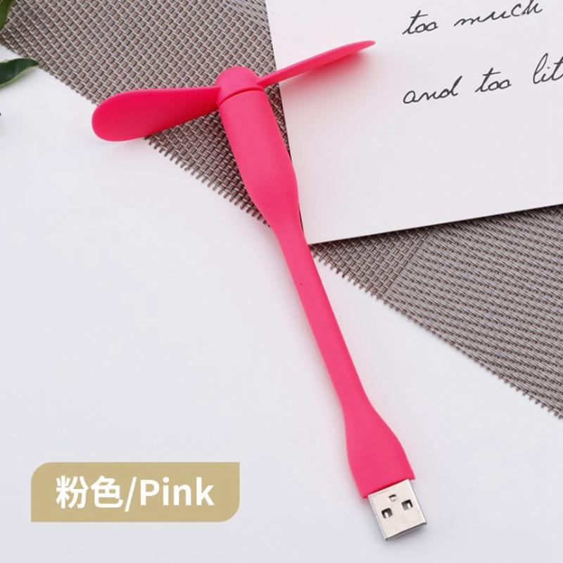 Мини USB-вентилятор Гибкий сгибающийся вентилятор для Power Bank, ноутбука, ПК, сетевого адаптера Портативный ручной вентилятор для охлаждения компьютера Летний гаджет