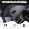 2PCS Dashboard Upper Air Vent Outlet Frame Cover for Honda Pilot 2016-2022/ Honda Ridgeline 2017-2023/ Honda Passport 2019-2023 Accessories ABS