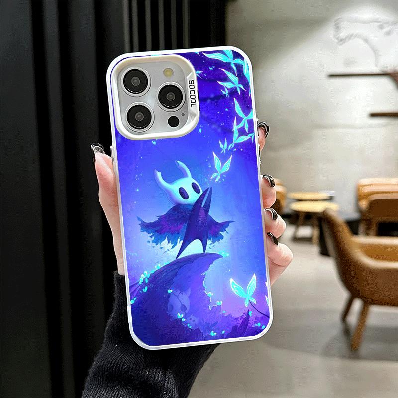 H-Hollow K-Knight Игровой Мягкий Чехол для Телефона для iPhone 15 16 17 Pro Max 17Air 16E 14 Plus 13 12 Mini Ударопрочная Задняя Крышка