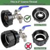 Ibc Container Accessories 3/4 Inch Brass Ibc Tank Ibc Tank Adapter Valve For S60 X 6 Water Tank Ibc - Pengj
