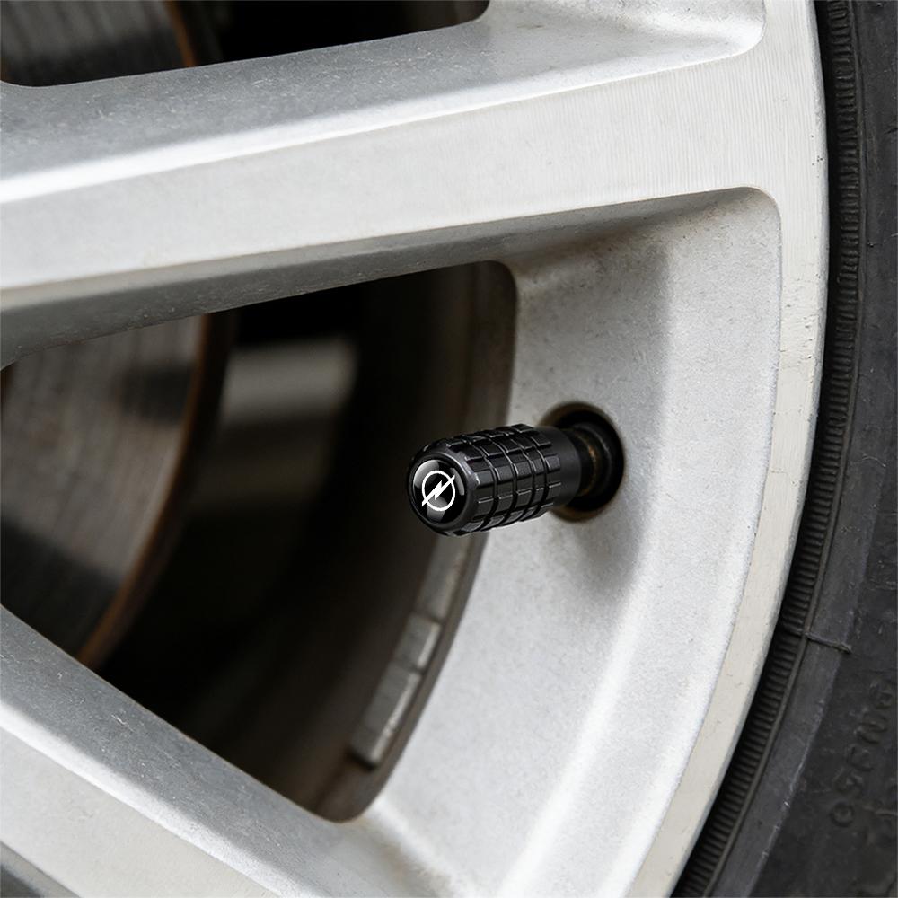 4Pcs Metal Car Tire Valve Stem Caps Auto Accessories For Opel Vauxhall Corsa Astra Insignia Mokka Zafira Meriva Combo Vectra OPC