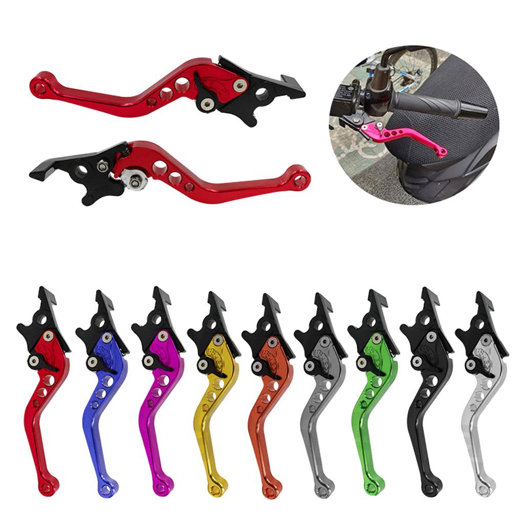 Motorcycle Double Disc Brake Universal CNC Aluminum Double Disc Brake Handle Lever Motorbike Modification Accessories
