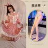 Velvet Christmas Clothing Women's Wear Uniform Suspender Dress Lolita Gown Set