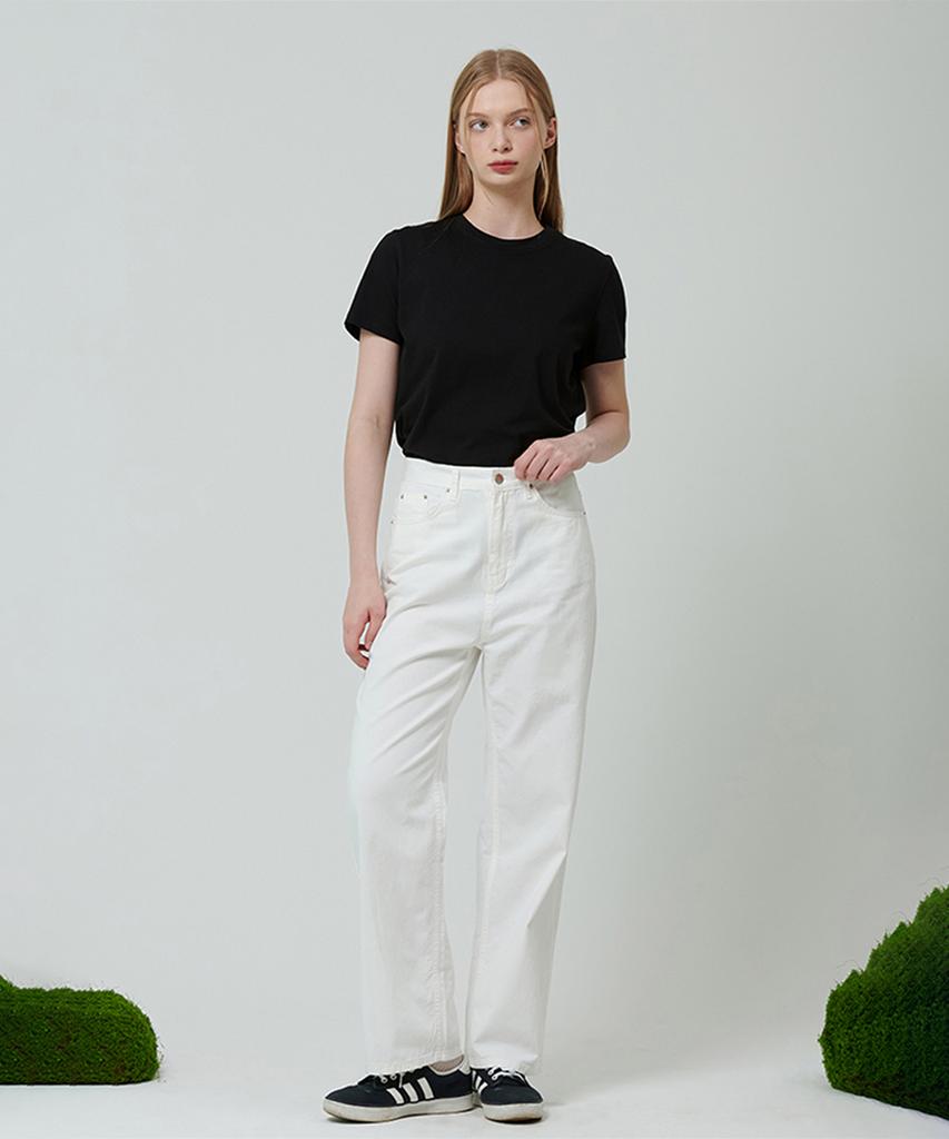 PINBLACK Essential Round Short Sleeve T-Shirt Black