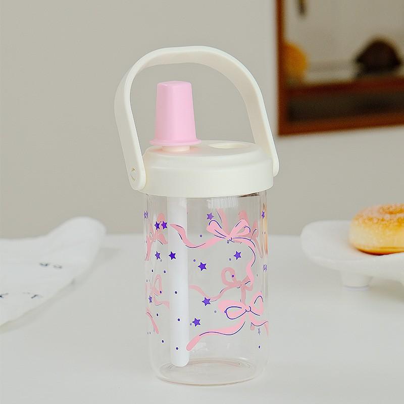 BPA-Free PC Plastic Travel Cup With Straw Kids Adults Portable Water Bottle 500ml 800ml Leakproof Outdoor Gym Office Use