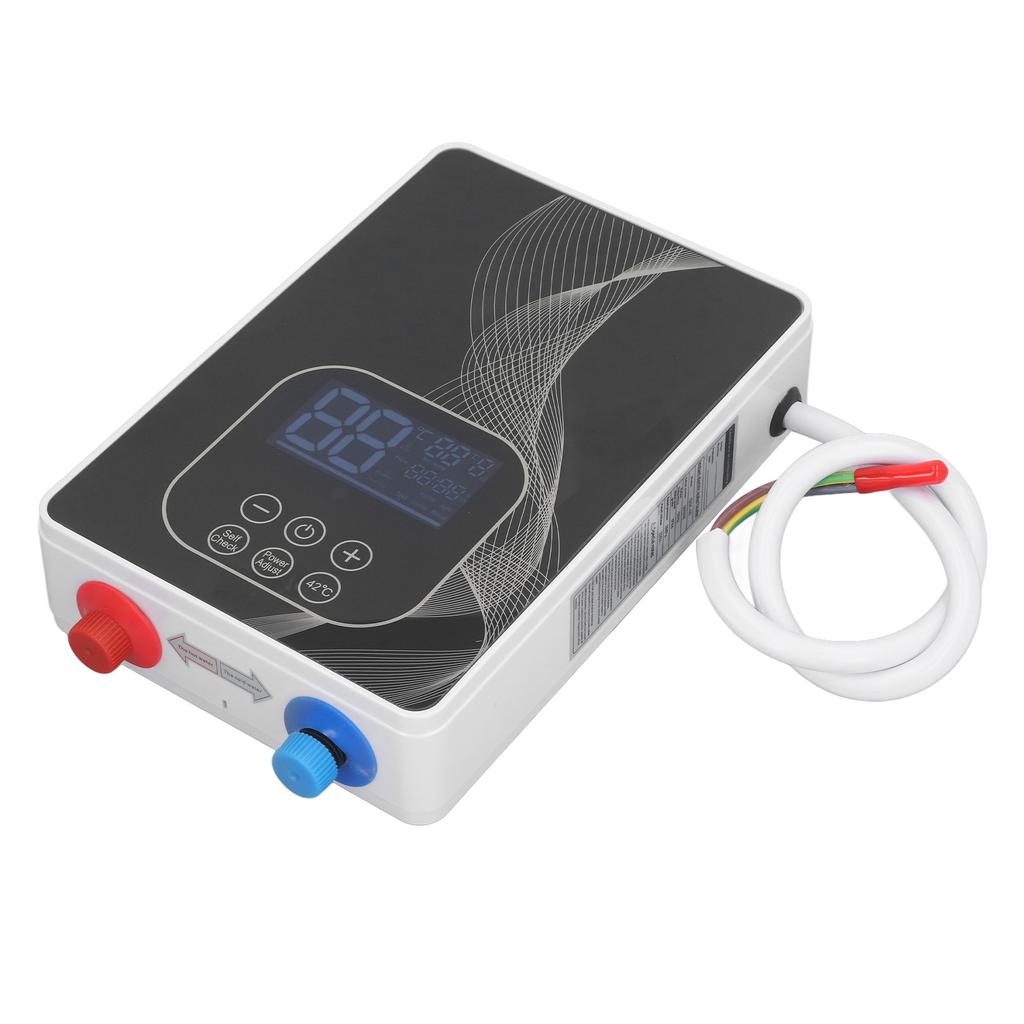 Электрический мини-водонагреватель 6 кВт 220 В саморегулирующийся 55 градусов C IPX4 водонепроницаемый мгновенный водонагреватель