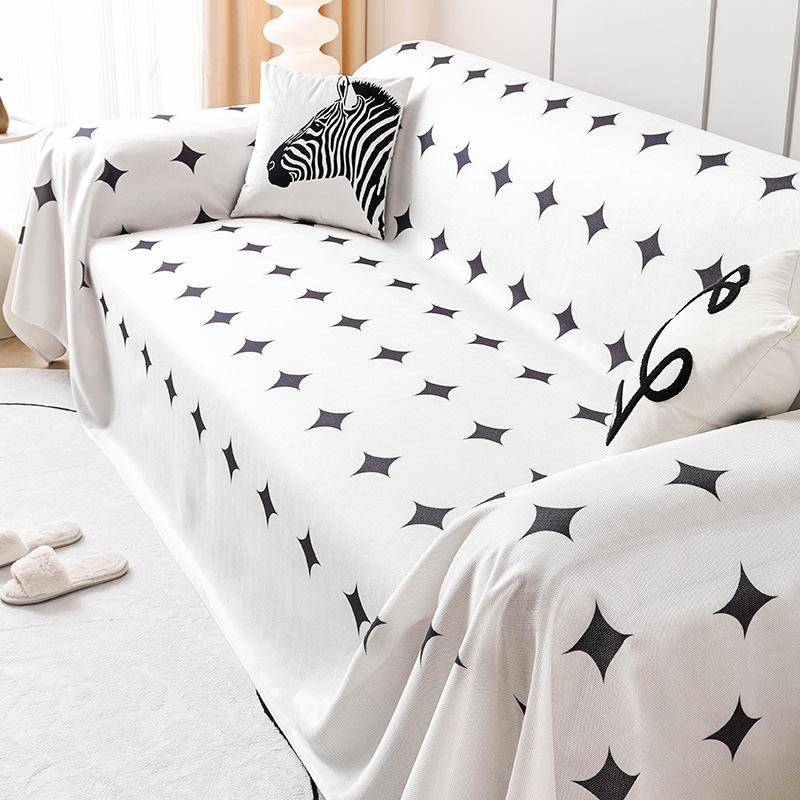 Новый летний чехол для дивана, тканевое ледяное шелковое полотенце для дивана, полностью покрытая подушка для сиденья, летняя нескользящая спинка, чехол для полотенца